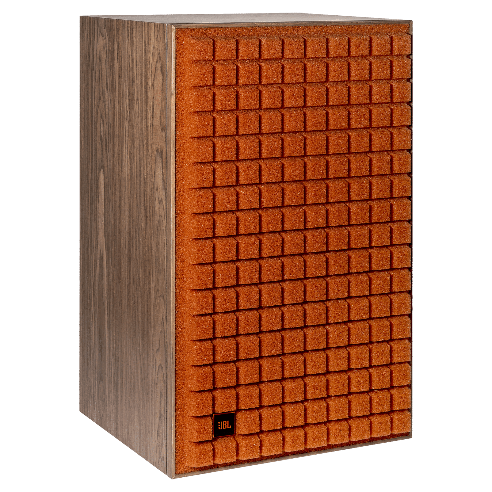 Narancsszínű, retró rácsos JBL L100 Classic MkII hangdoboz gyári termékképe